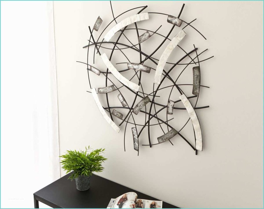 Леруа Мерлен круглое металлическое панно