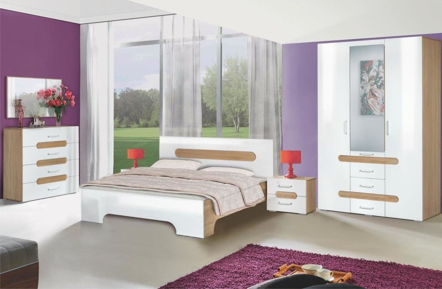 Кровать Прага Сурская мебель