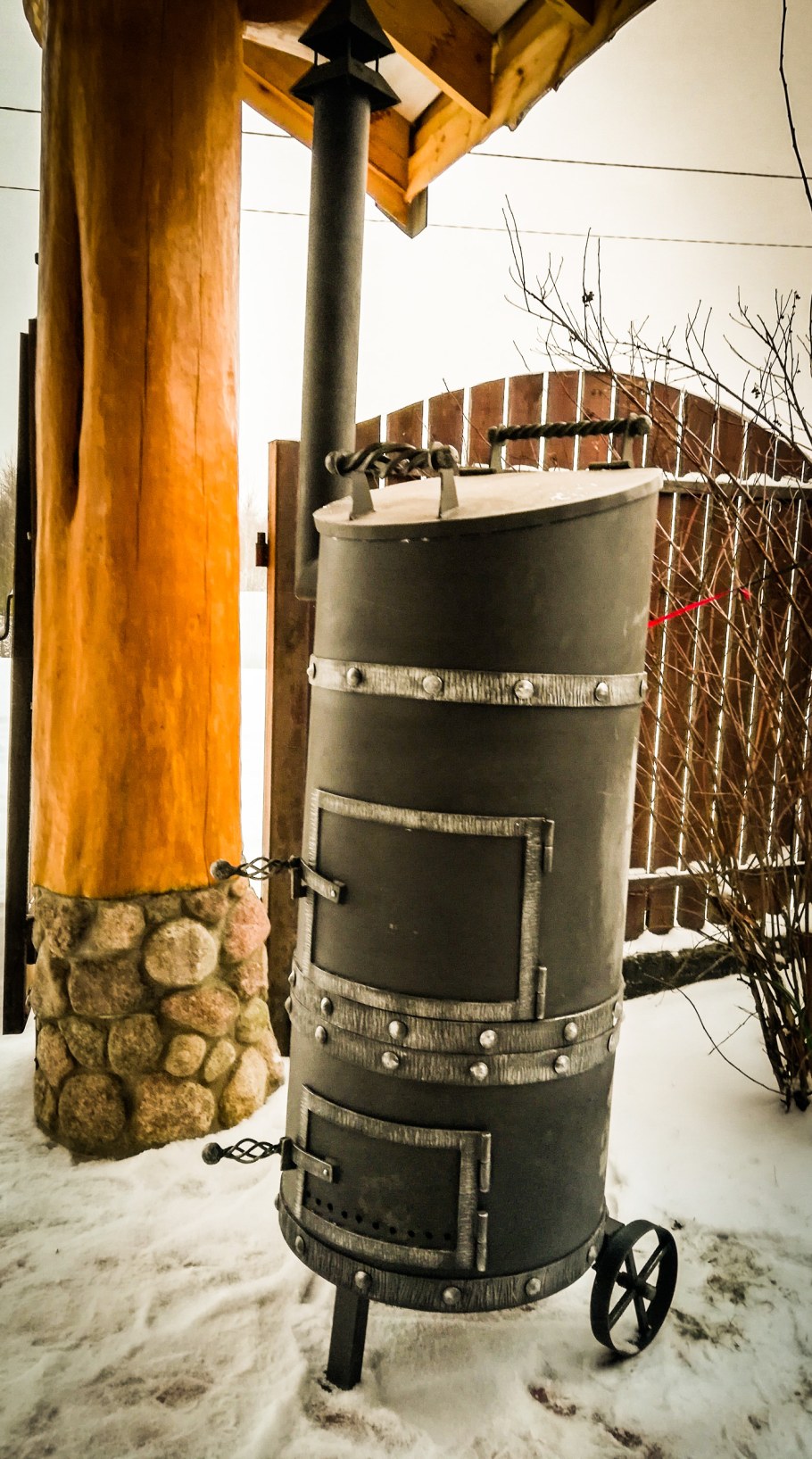 Бочка для сжигания мусора