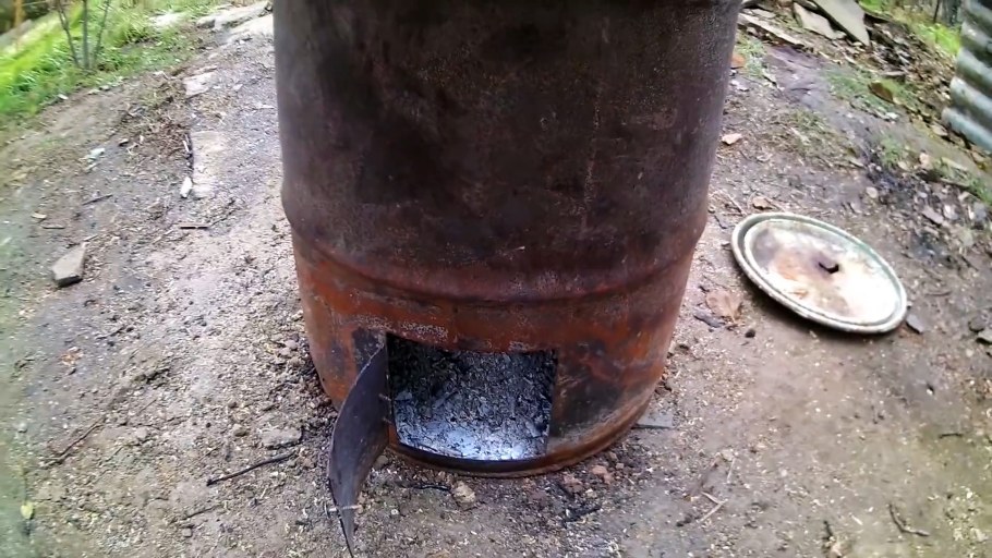 Печь для бездымного сжигания