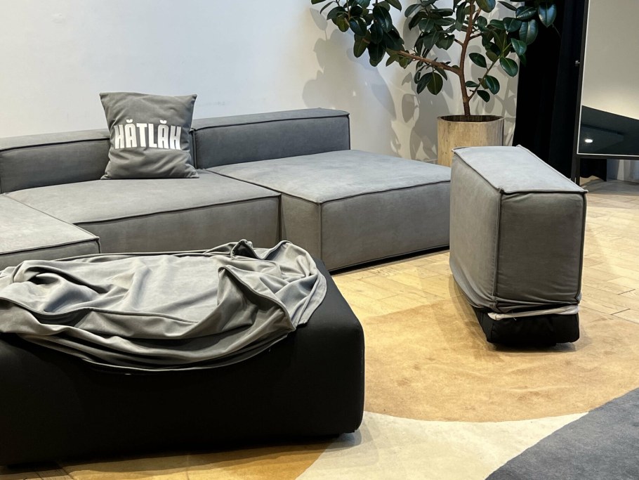 Диван-трансформер Bergamo угловой, бежевый