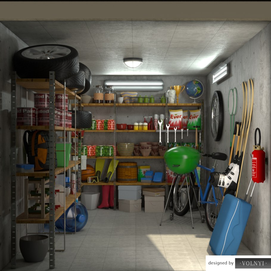 Кладовка в подвале