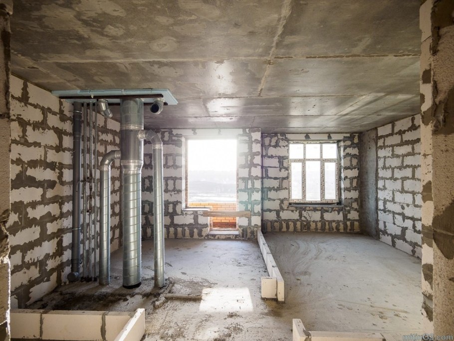 Санузел черновая отделка