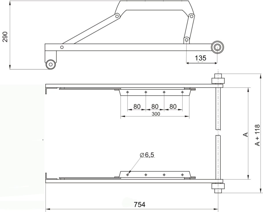 Механизм трансформации Дельфин 154