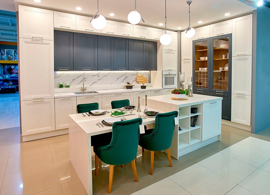 Кухни в бежевых оттенках Скаволини