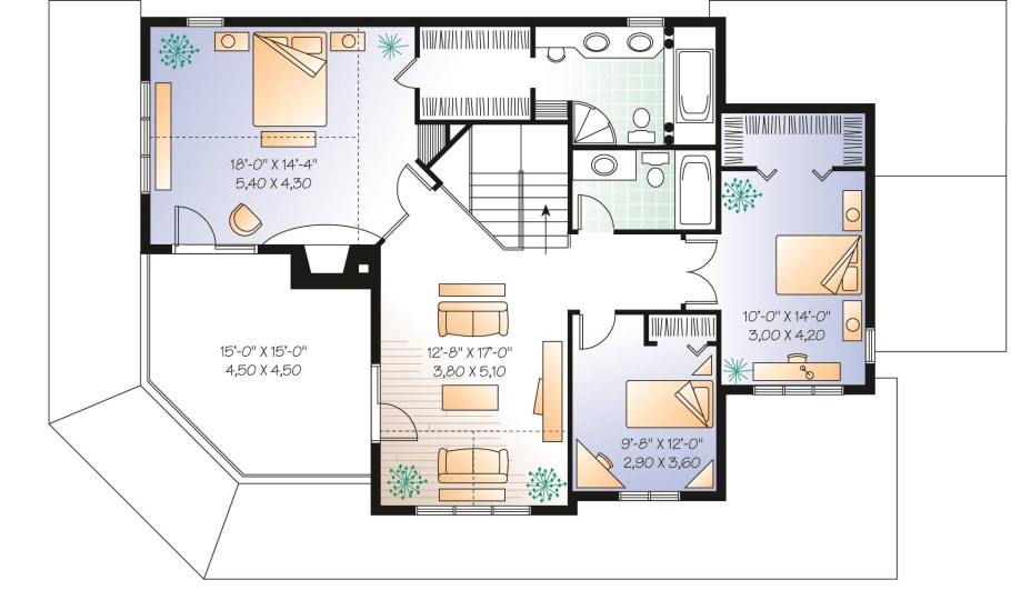 Г образные планировки домов