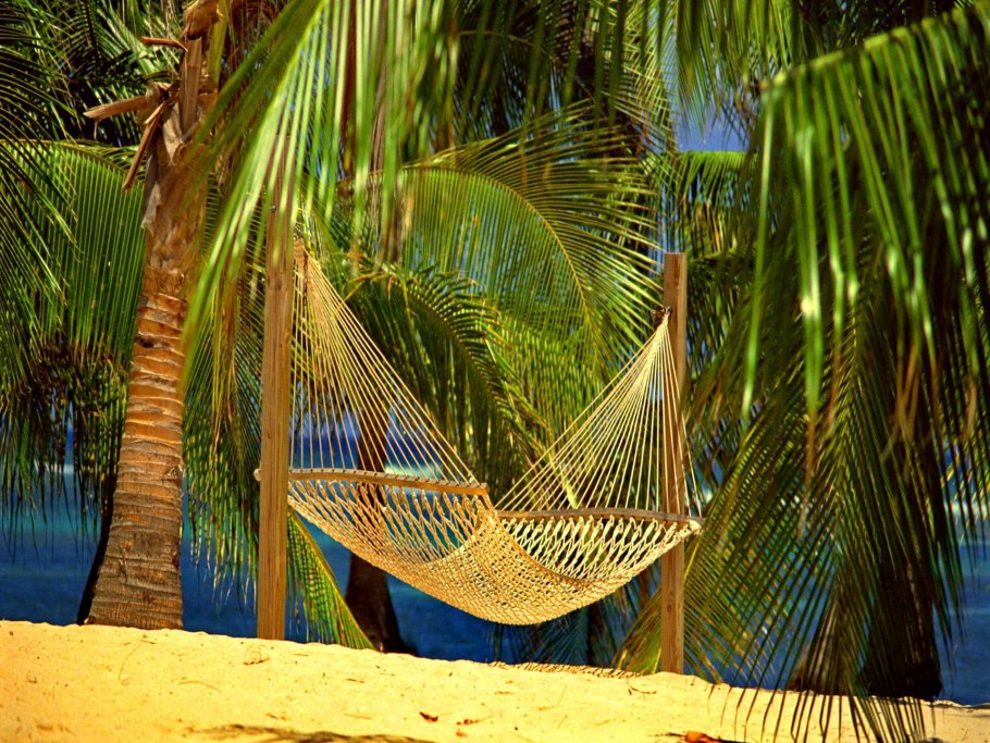 Человек в гамаке