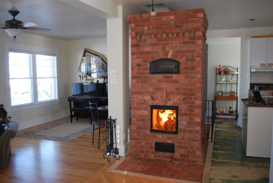 Печь для дачи из кирпича