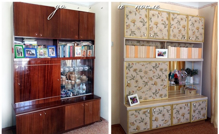 Перекраска старой мебели