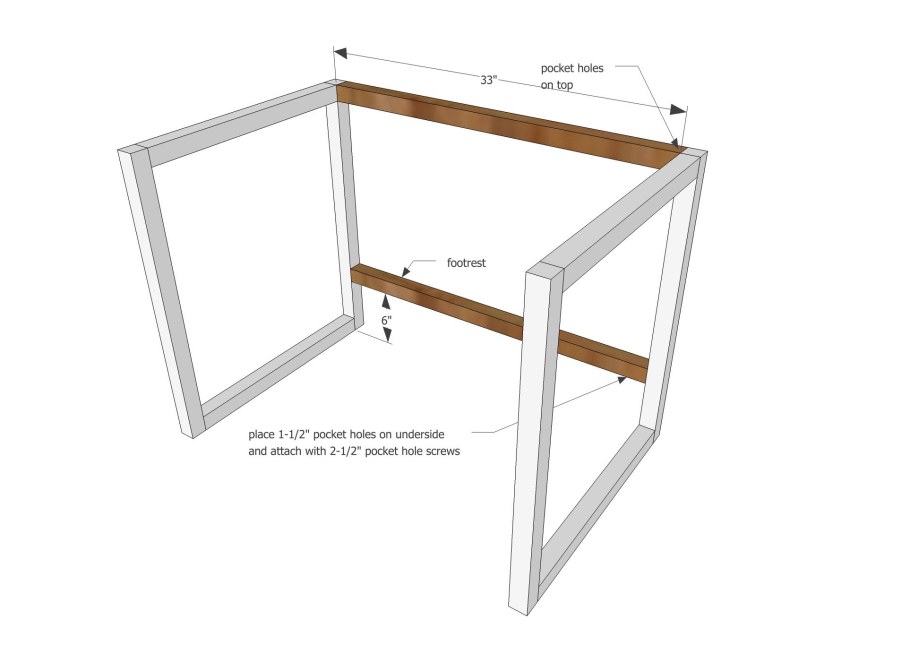 Мебель лофт с размерами