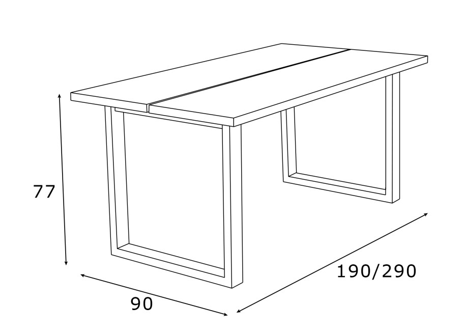 Чертеж стола
