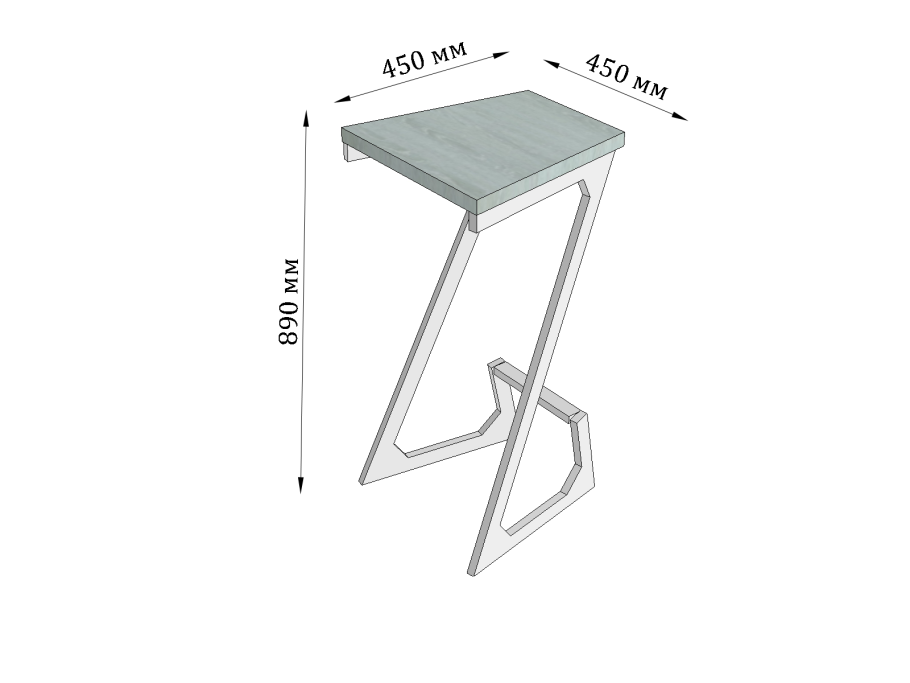 Масштаб развертки стен