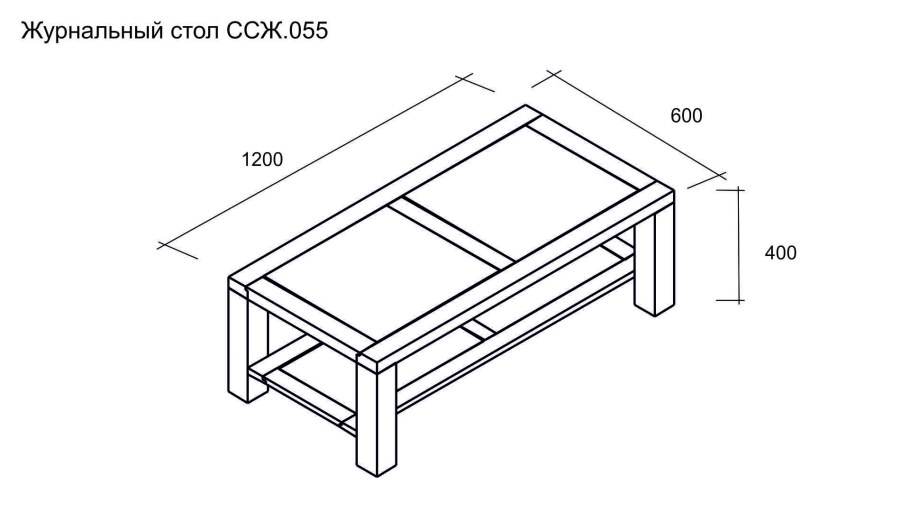 Чертежи скамеек из профильной трубы со спинкой с размерами