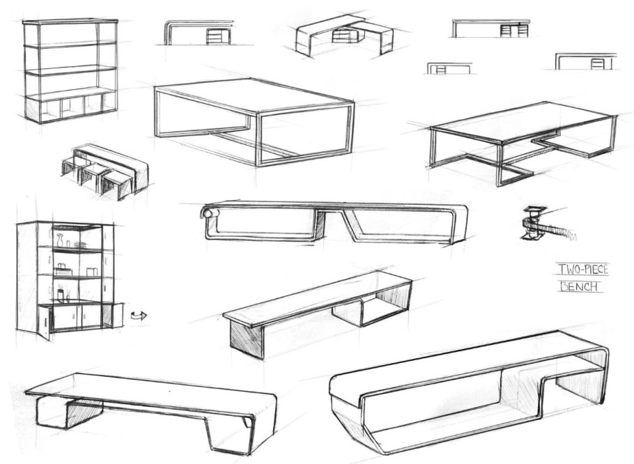 Ресепшн металлический каркас