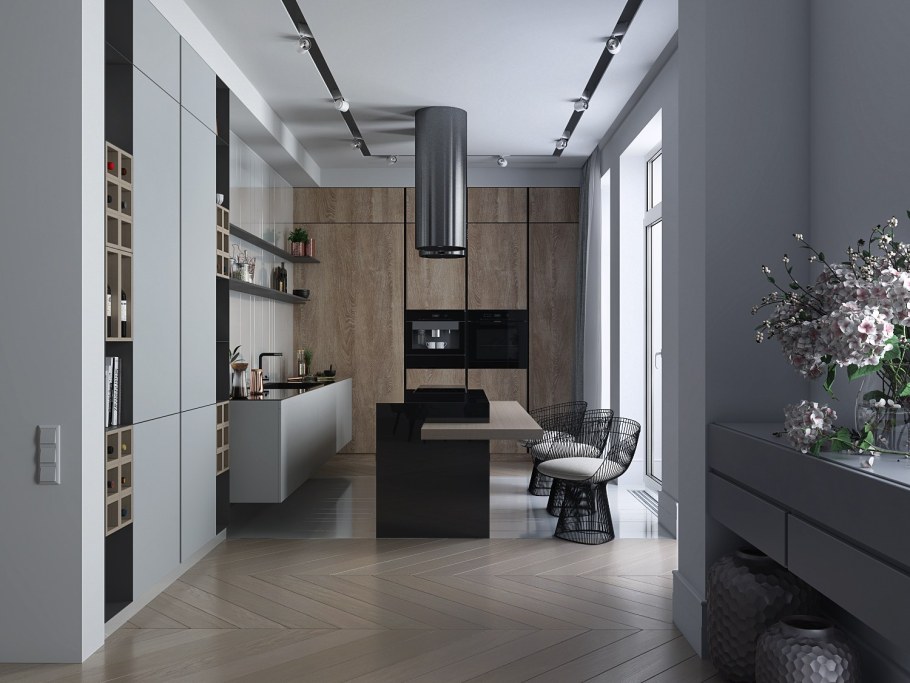 Интерьер современные кухни референсы