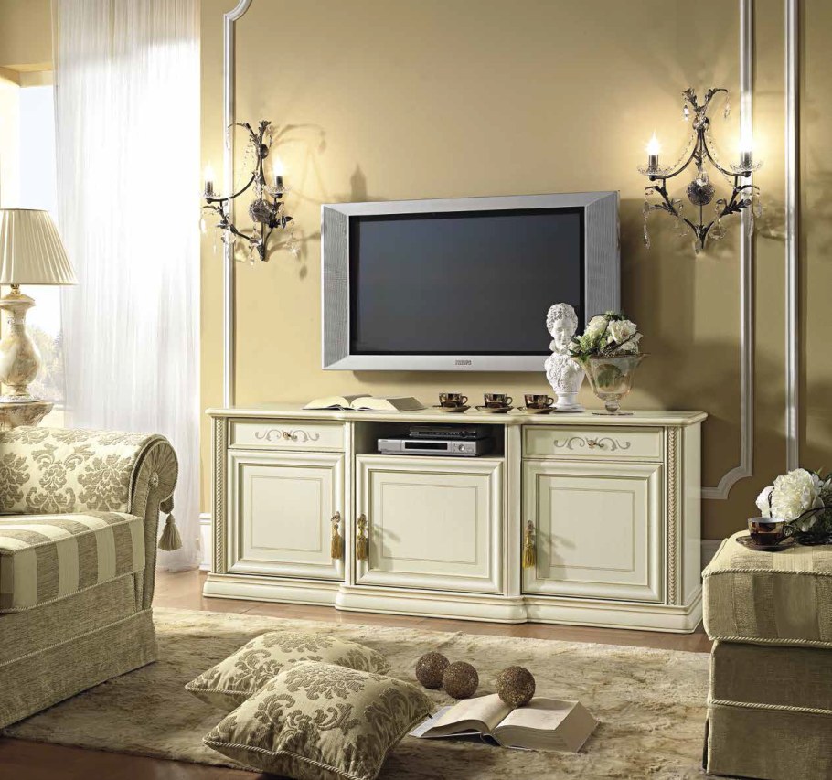 Тумба ТВ Siena Avorio 124ptv.02av