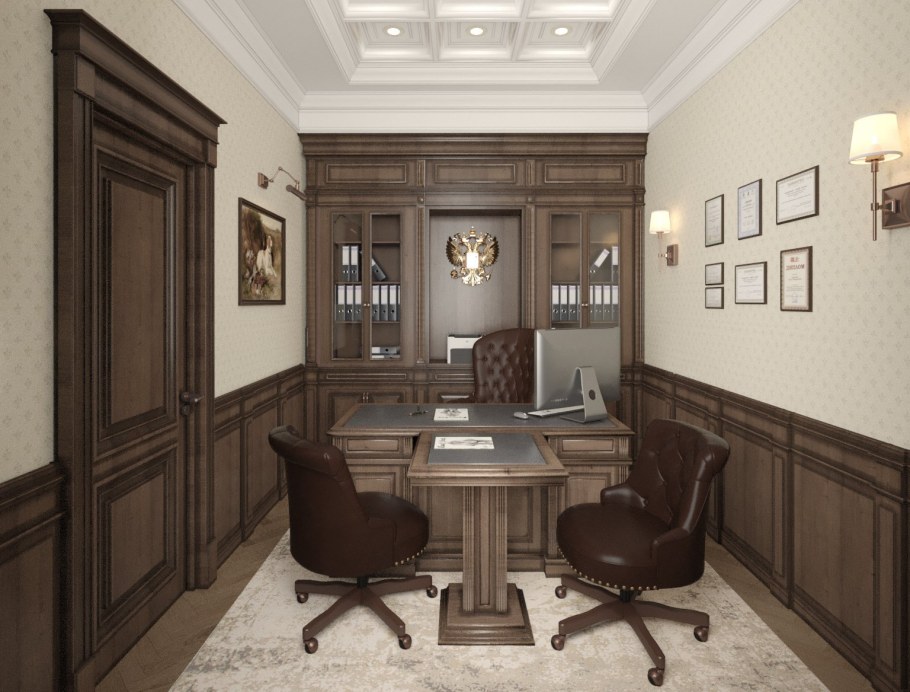 Отделка кабинета руководителя