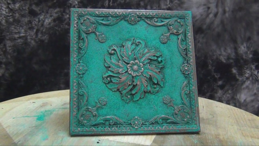 Патинированный латунный мехмод