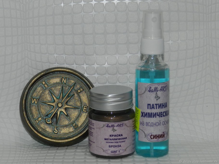 Зеленая патина на меди