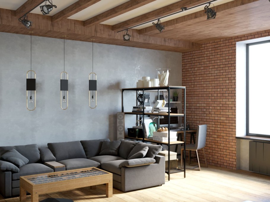 Гостиная лофт п 44