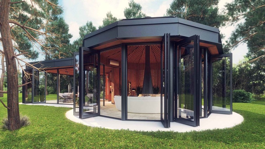 Терем беседки застекленные