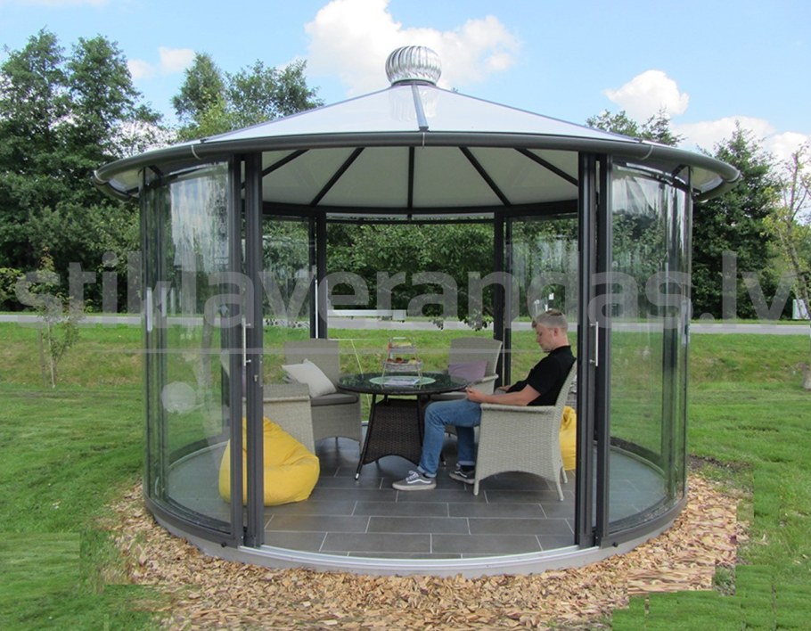 Застекленная беседка Балтика