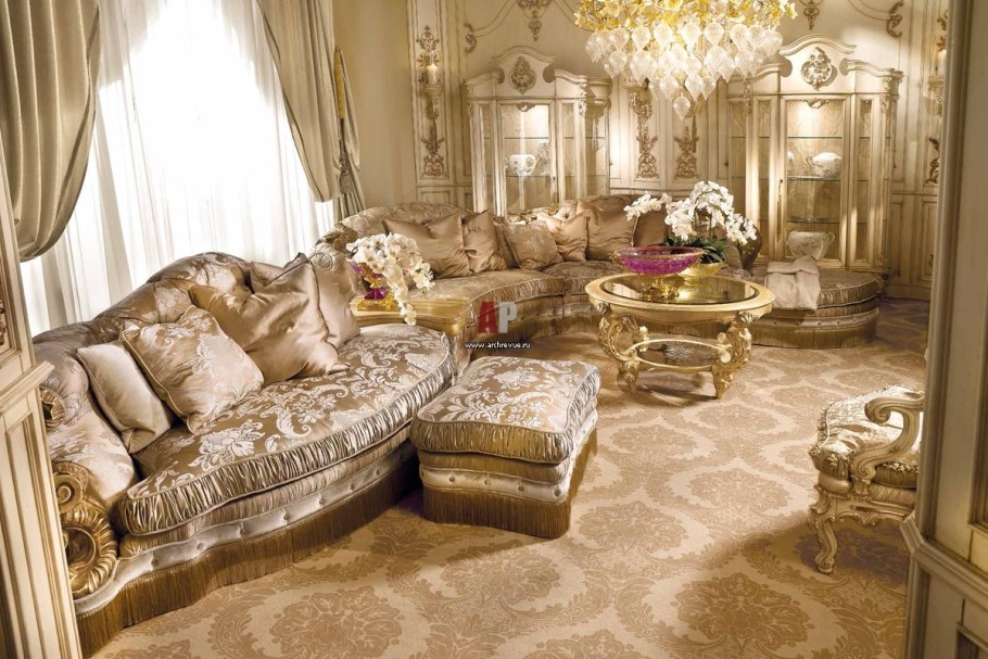 Барокко зал интерьер Барокко