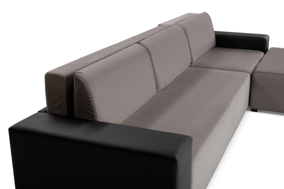 Диван угловой с пуфиком в комплекте