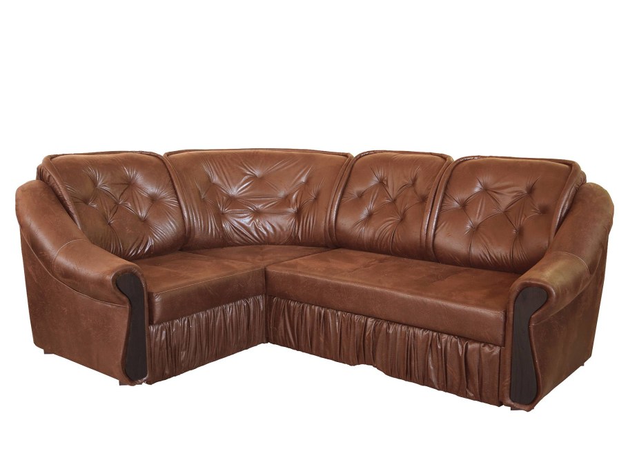 Угловой диван искусственная замша