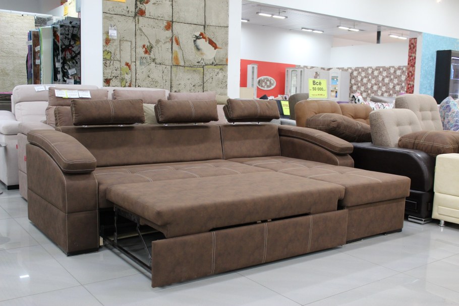 Диван искусственная замша