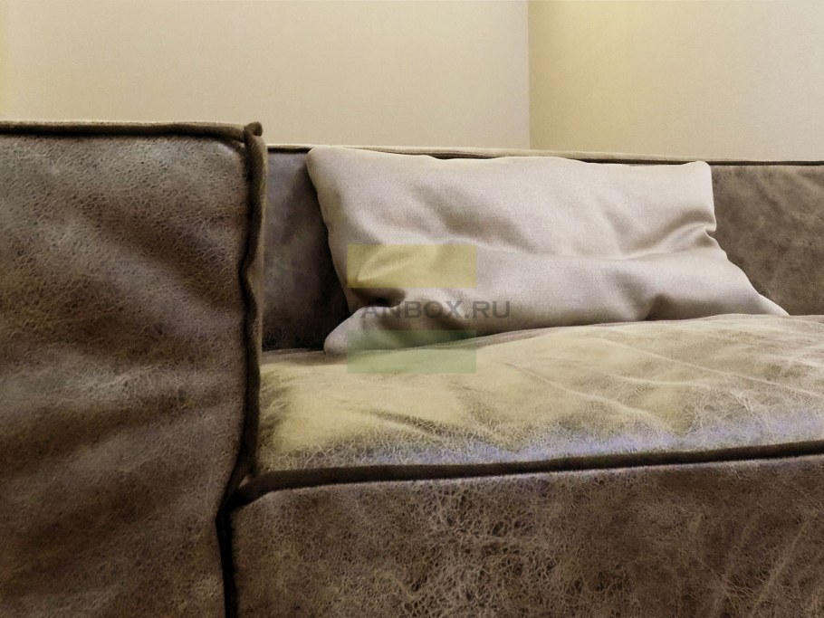 Диван угловой замша