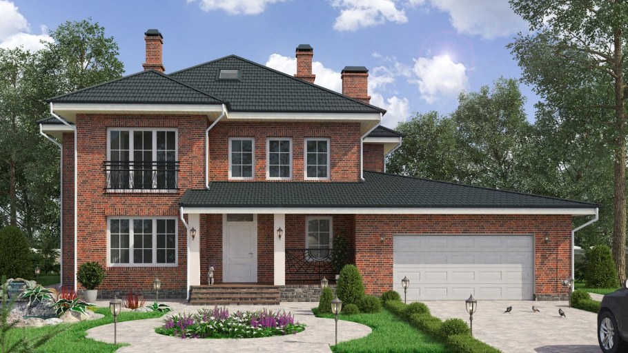 Проекты кирпичных домов