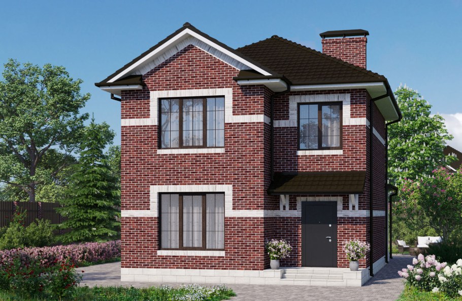 Дом 100 кв м с мансардой