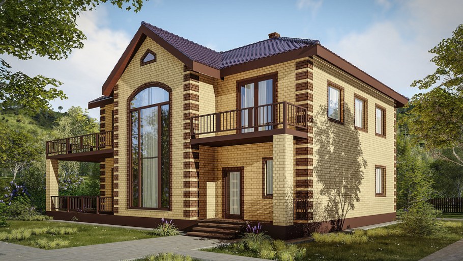 Дом из желтого кирпича