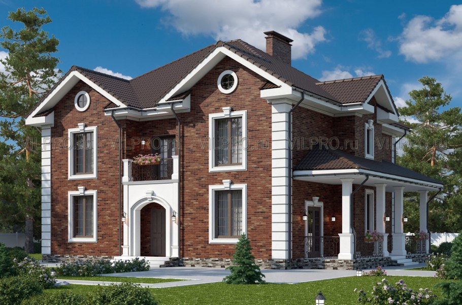 Двухэтажный кирпичный дом 130 кв.м