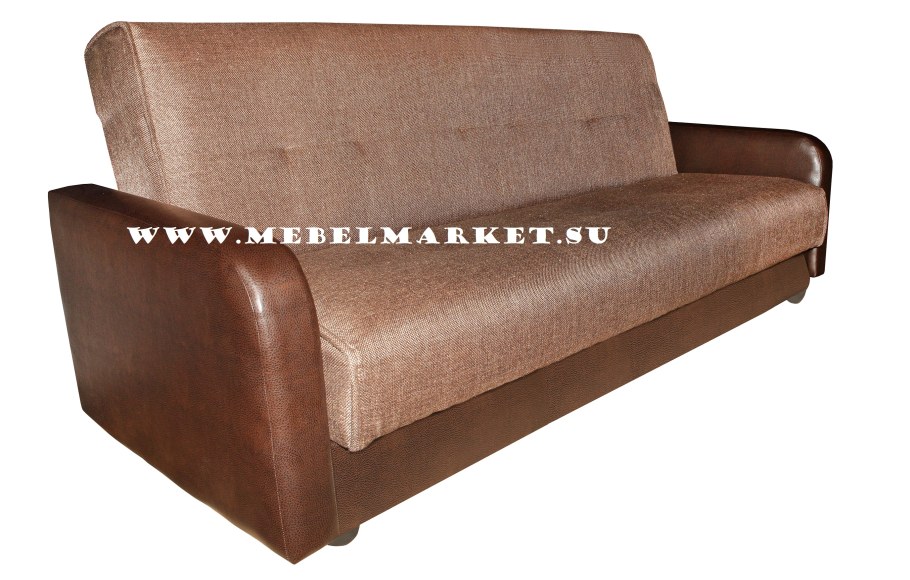 Прямой диван Сламбер бокс дуб беленый, фиолетовый, рогожка