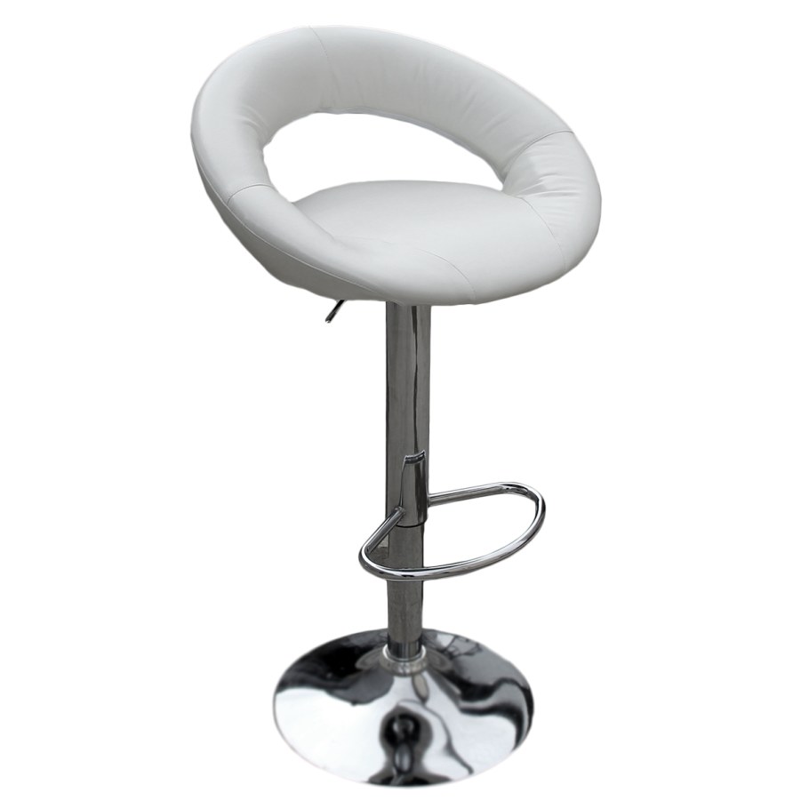 Раскладной стул для кухни белый глянец