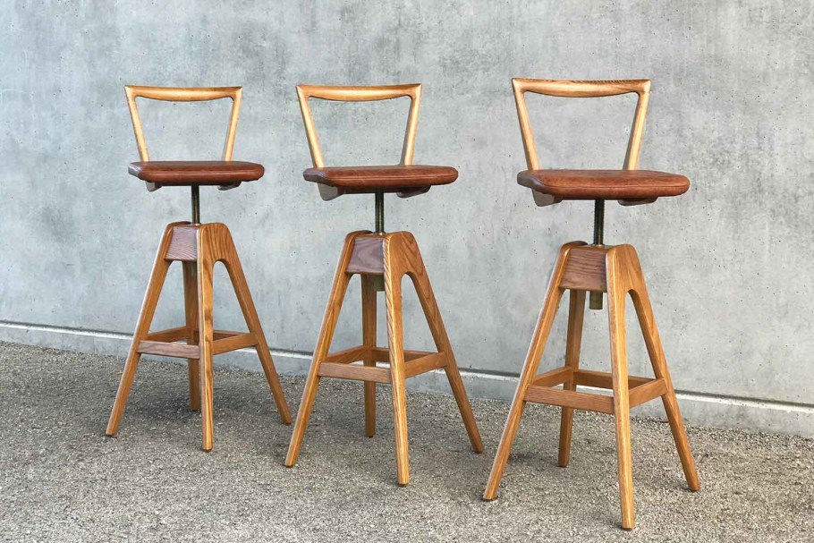 Складной барный стул