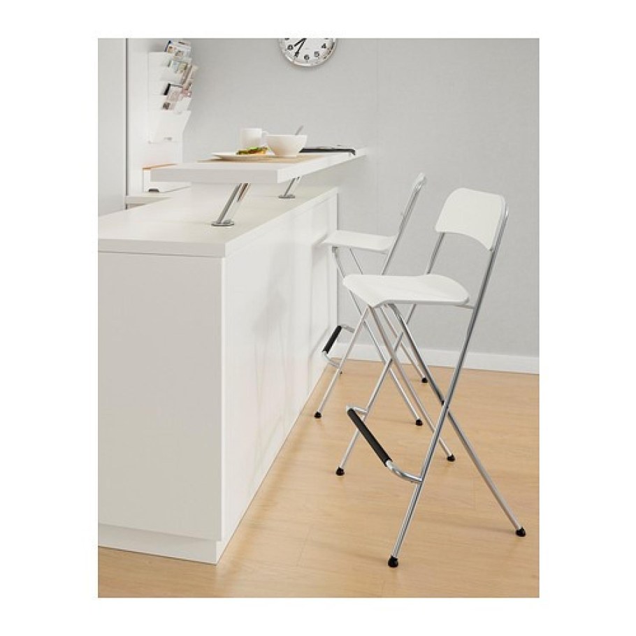 Франклин стул барный складной белый белый 63 см 604.048.71