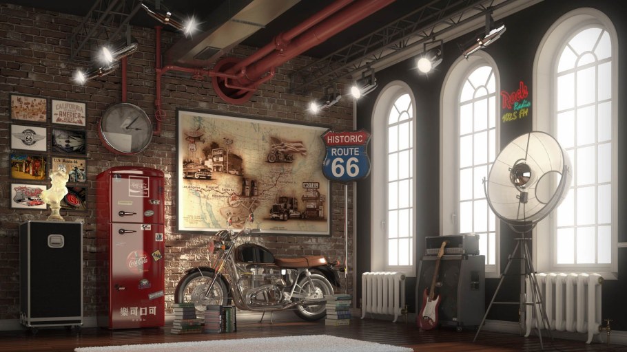 Стена Харлей Дэвидсон