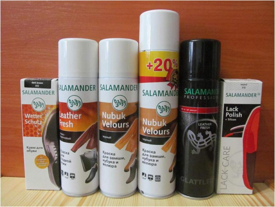 Аэрозоль для кожи куртки