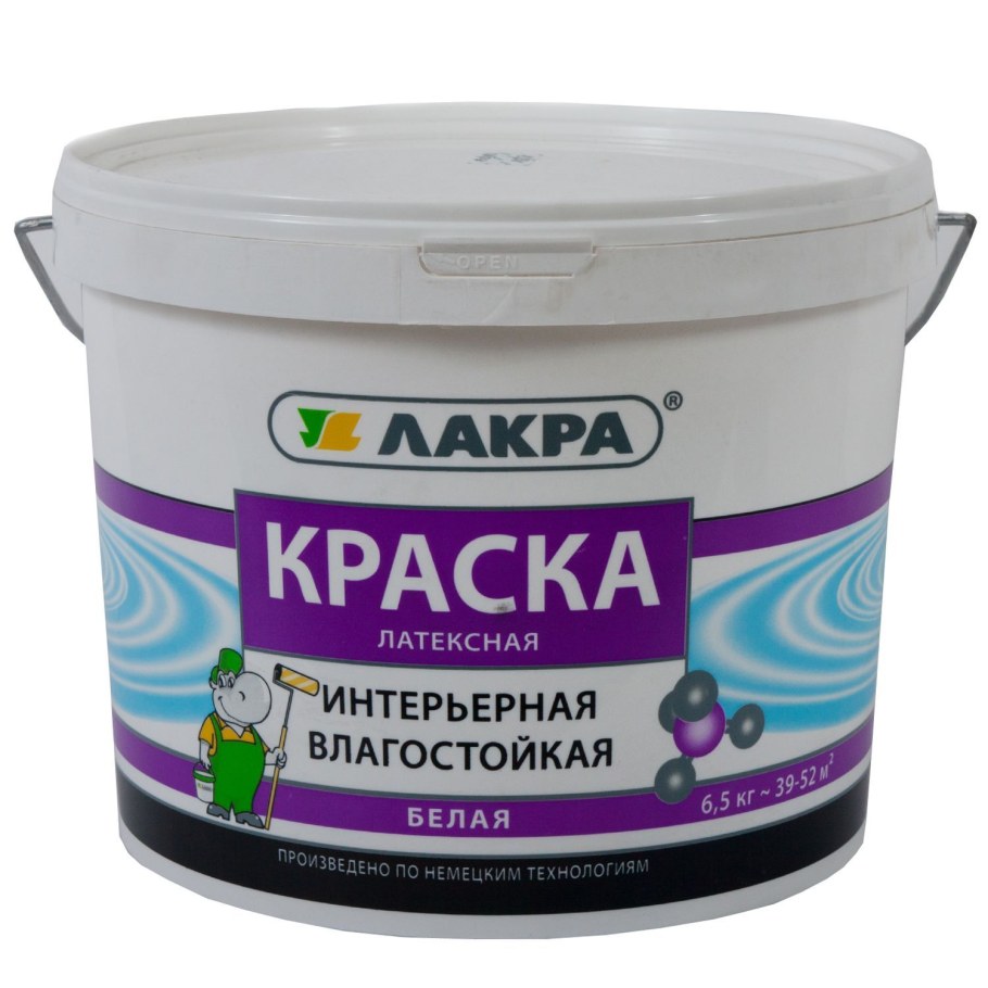 Водоэмульсионные и акриловые краски Лакра