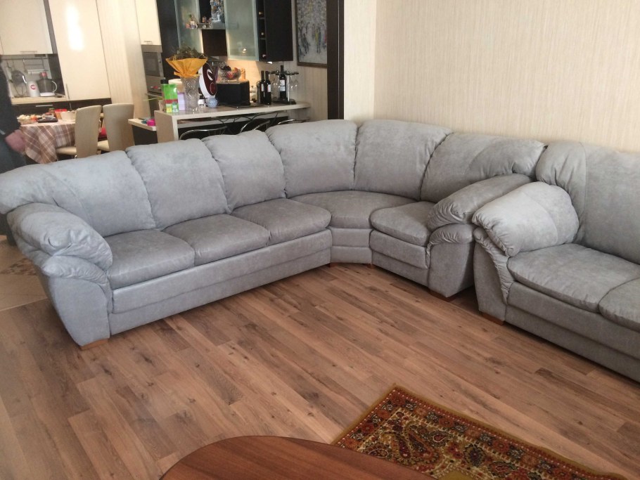 Кресло до и после переделки