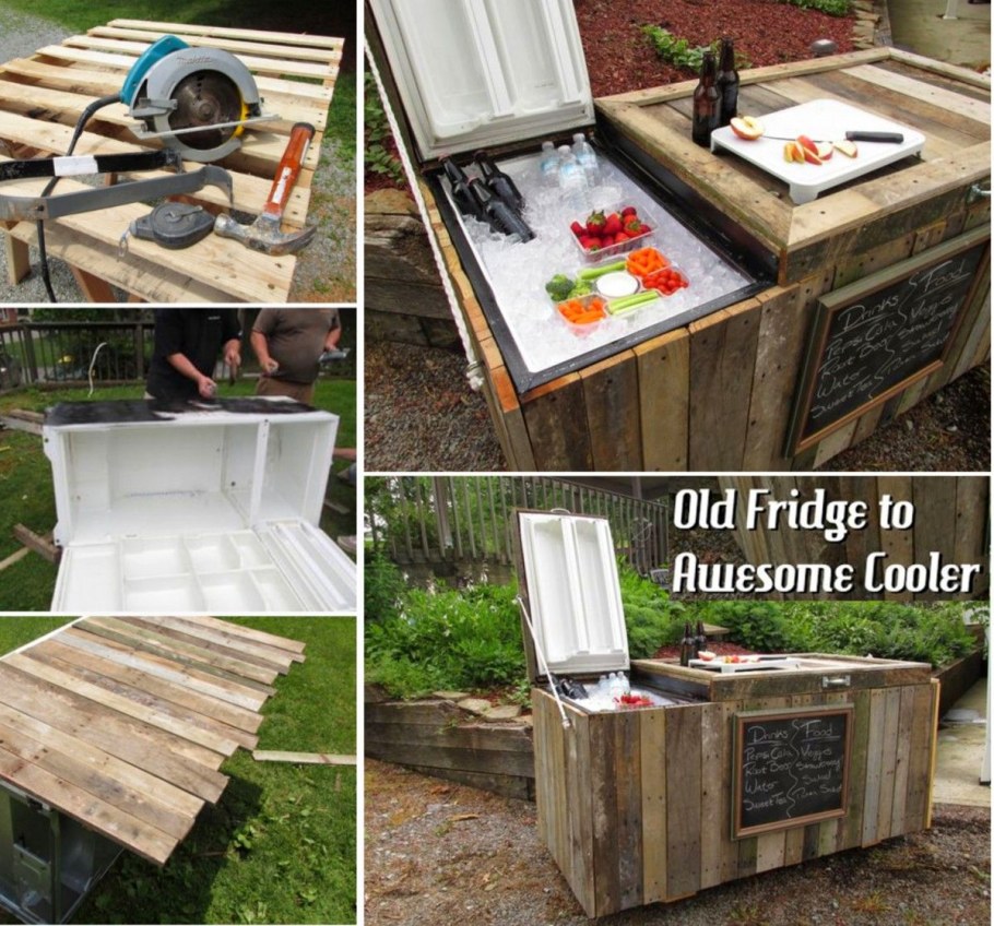 Из старого холодильника