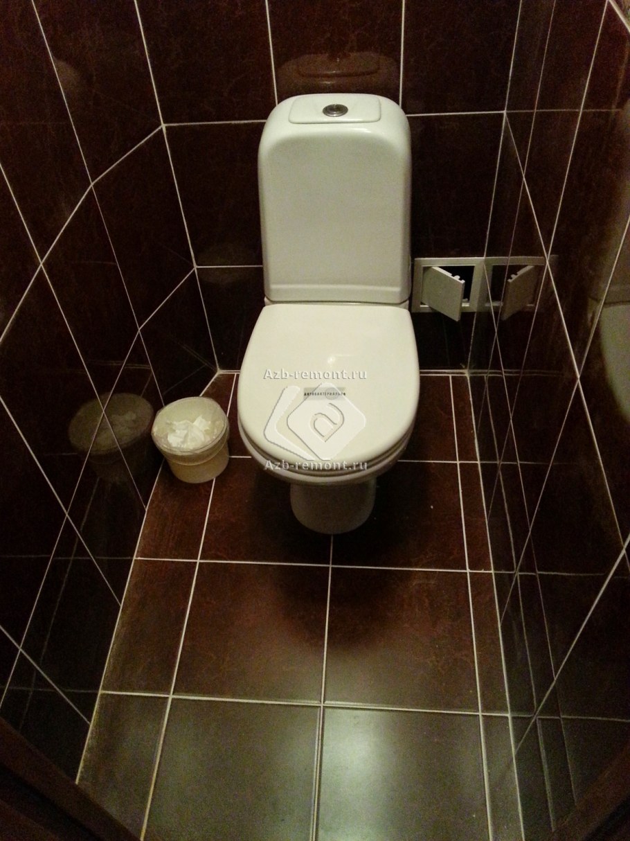 Туалетная комната после ремонта