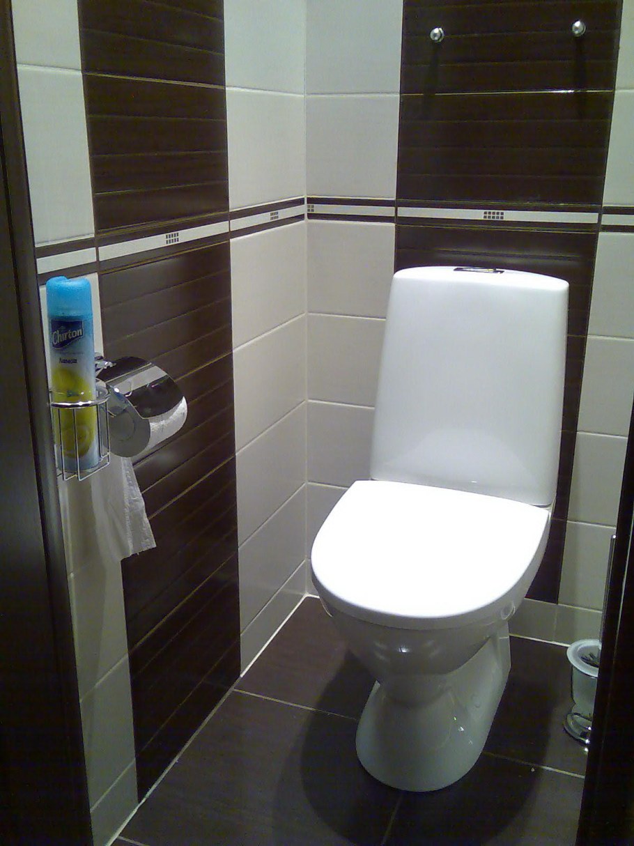 Отделка раздельных санузлов