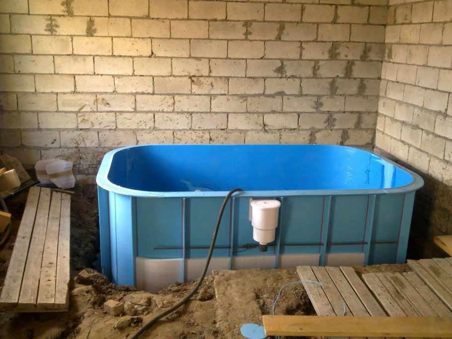 Бассейн-купель пластиковая круглая v1200