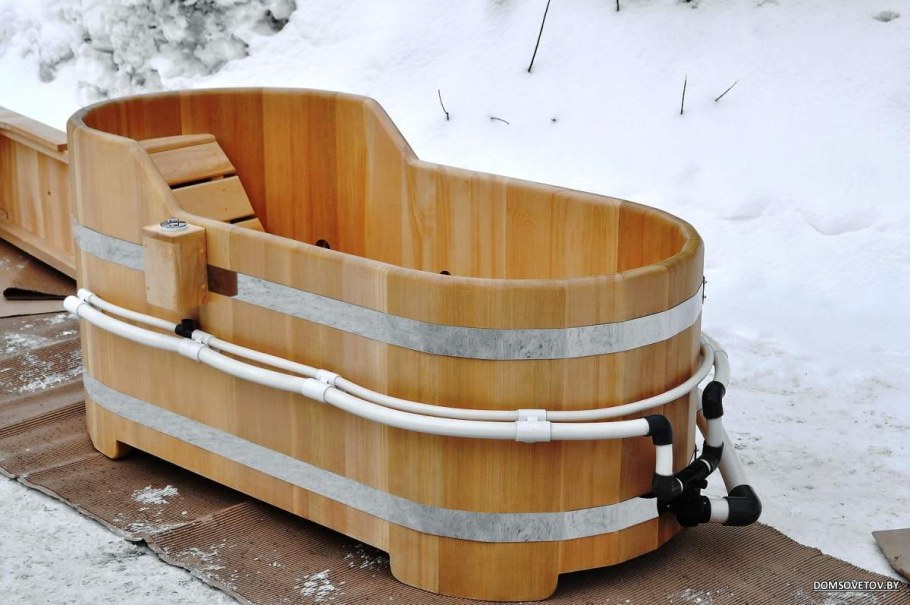 Отделка бассейна в бане