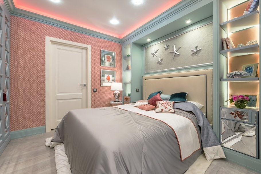 Интерьер спальни школа ремонта