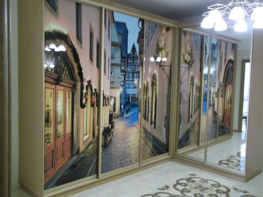 Шкаф купе с фотопечатью